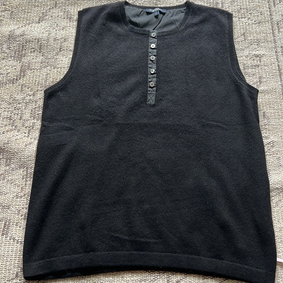 Burberry 100% cashmere sleeveless sweater - Picture 5 of 7